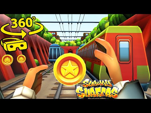 SUBWAY SURFERS 360° - GAMEPLAY // VR 360° Virtual Reality Experience 