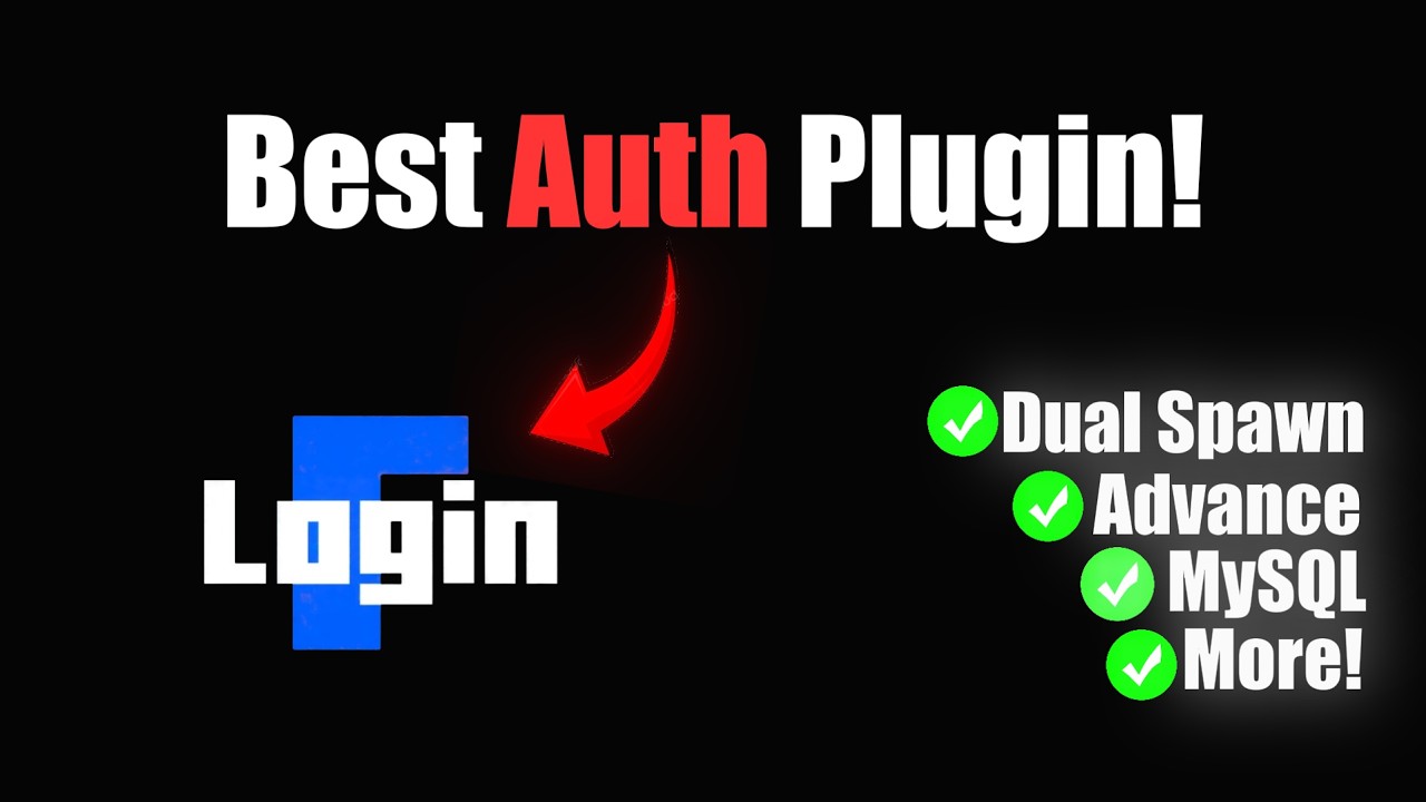 BEST AUTH PLUGIN For Minecraft SMP! - YouTube