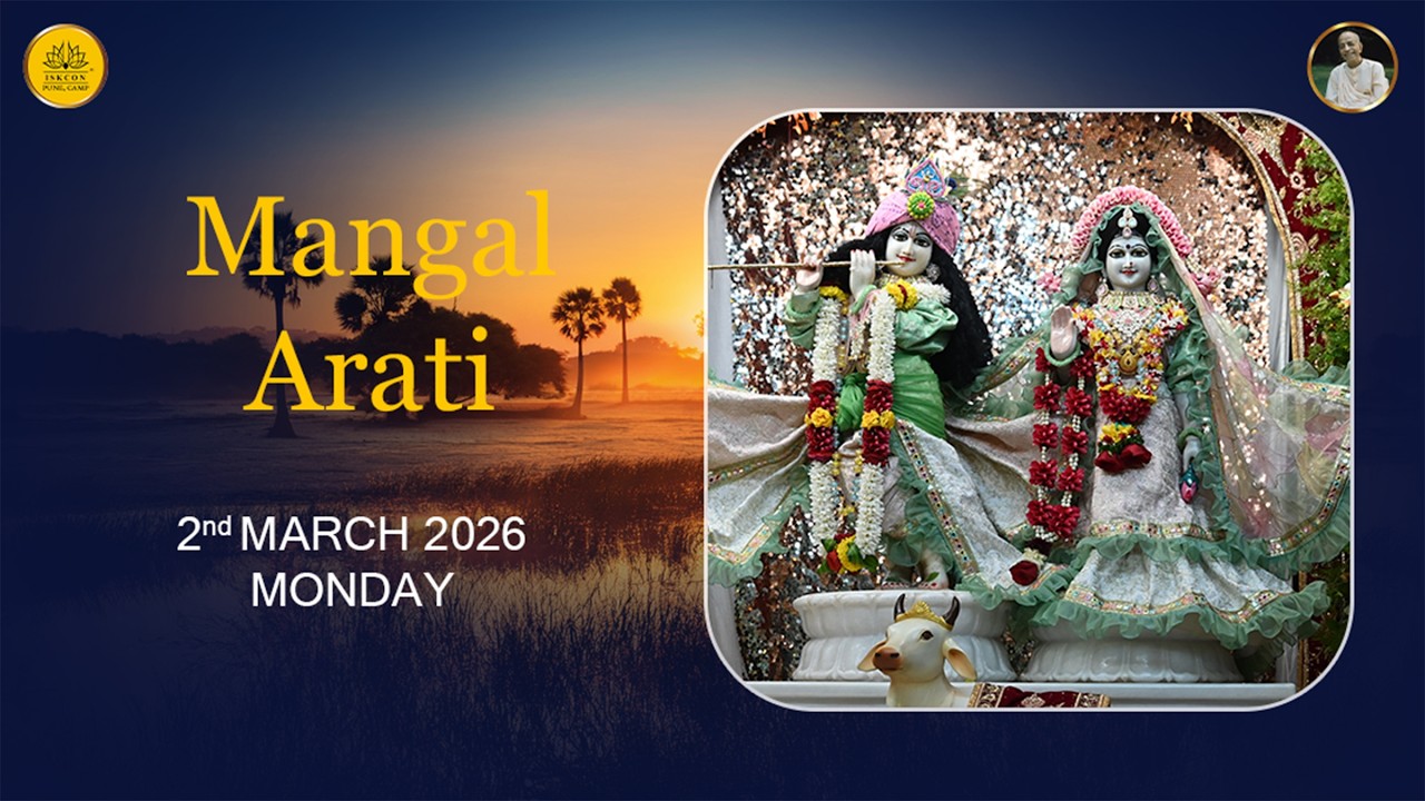 Mangal Arati 2 March 2026 @ISKCONCAMPPUNE