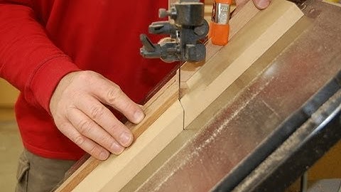 Cross Cut Sled Methods - Band Saw How to - Designs in Wood Inlay Banding