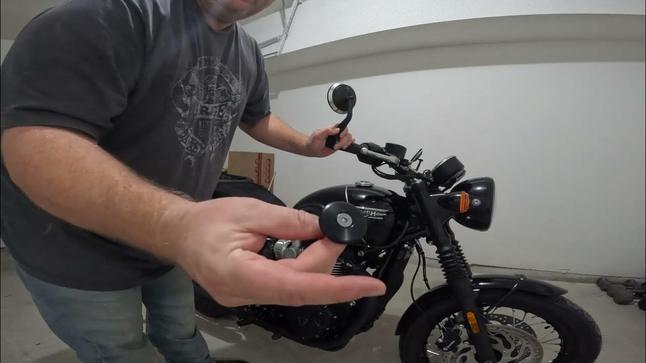 triumph bonneville t120 bar end mirrors