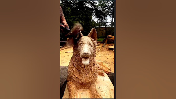Incredible Chainsaw Art: Heartfelt Tribute to a Beloved Dog! 🐾💔🗿 #ytshorts #viralvideo #dog #animals