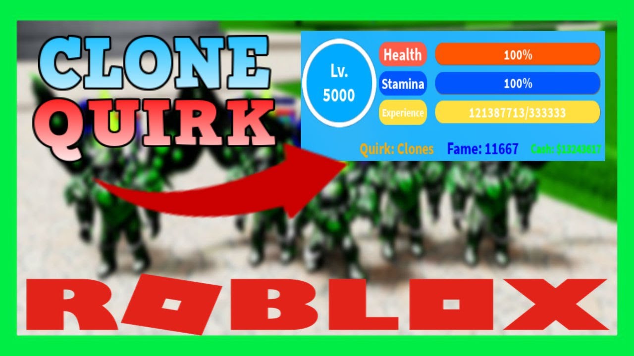 Update Clones Quirk Showcase In Boku No Roblox Remastered - top 5 best pvp quirks in boku no roblox noclypso invidious