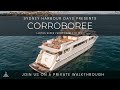 Corroborree  full indepth walkthrough  sydney harbour days  lloyds super yacht 34m  111ft