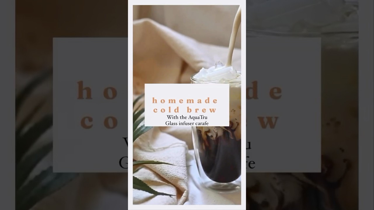 How to Make Yummy Cold Brew at Home! ☕️