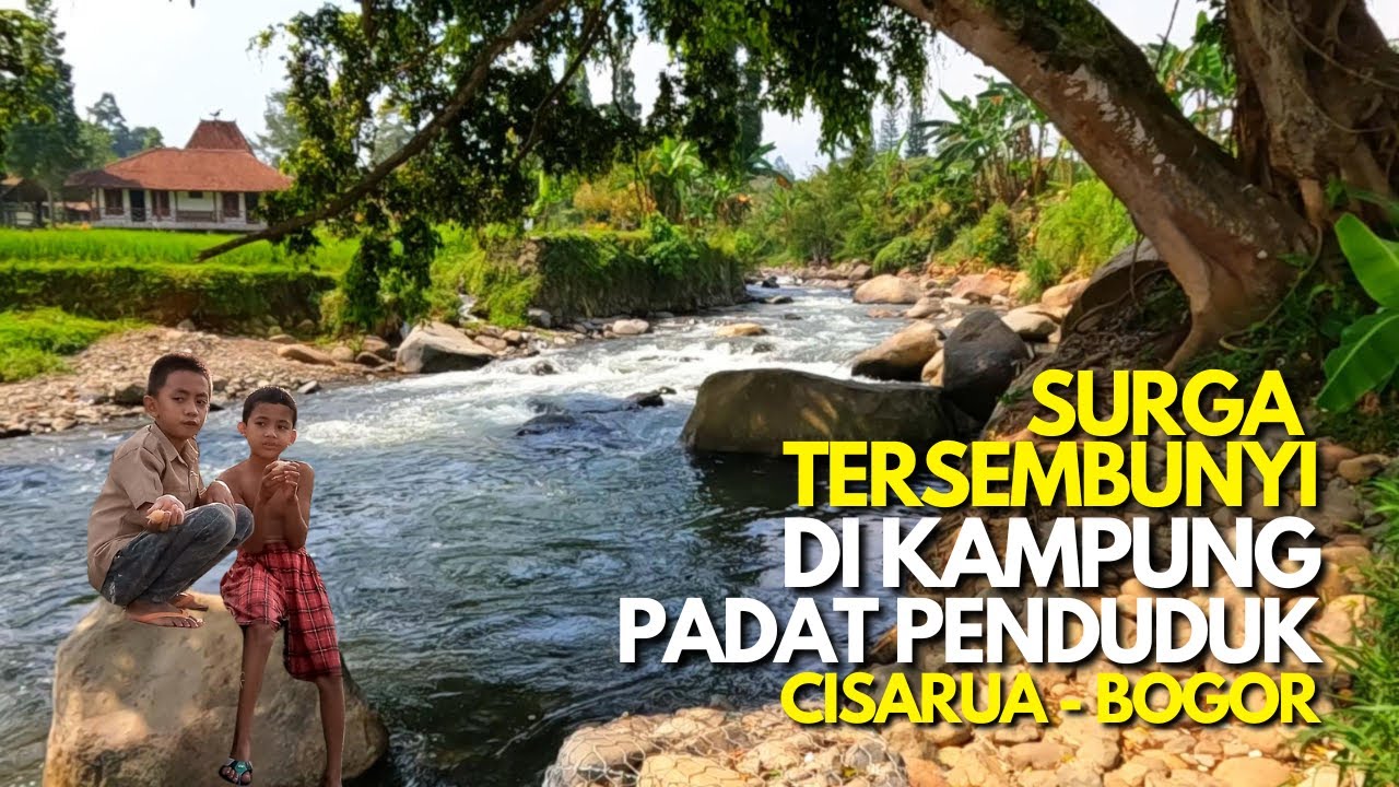 Surga Tersembunyi Di Kampung Padat Penduduk Puncak Bogor  |  Bale Iyuh Ciliwung