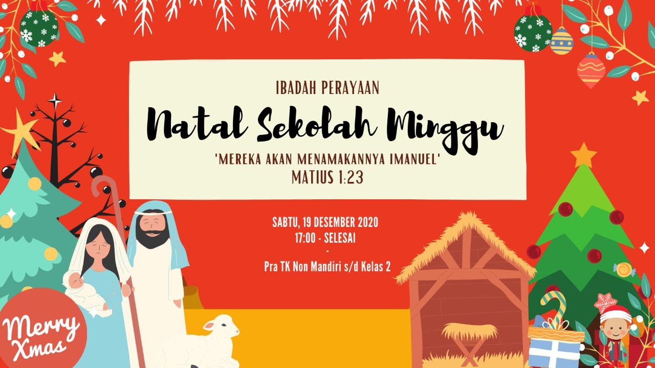 Cerita Natal Sekolah Minggu