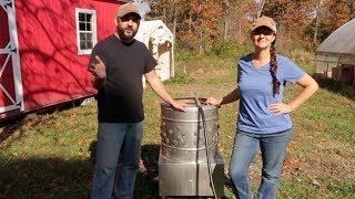 This is How WE Do It!  Setting Up for Chicken Processing.