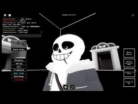 How to be dust sans in Underground RP 