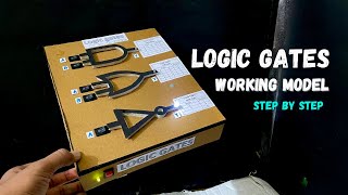 How to make Logic Gate model for class 12th #physics project #science project