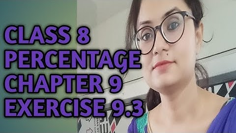 Class8#Chapter 9#percentage #Marked price#Discount#exercise 9.3#Part 3