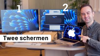 2 Beeldschermen Aansluiten Op Een Macbook