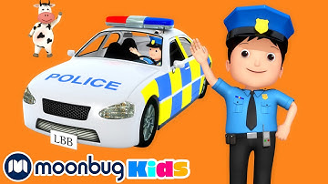 Police Song | LBB Songs | Learn with Little Baby Bum Nursery Rhymes - Moonbug Kids