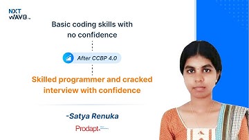 🚀 Renuka Successfully Launched Her IT Career with NxtWave Intensive 2.0