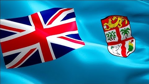 Fiji waving flag. National 3d Suva flag waving. Sign of Fijian‎. Fiji flag Full HD