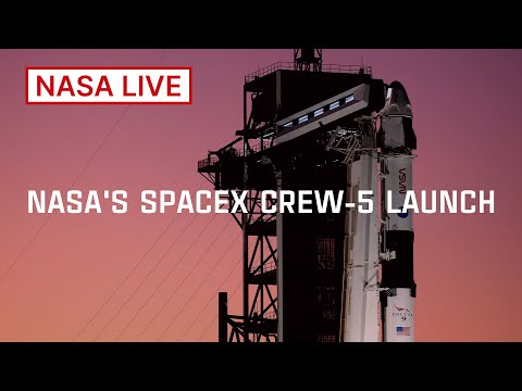 NASA's SpaceX Crew-5 Mission Launches to the Space Station (Official NASA Broadcast)