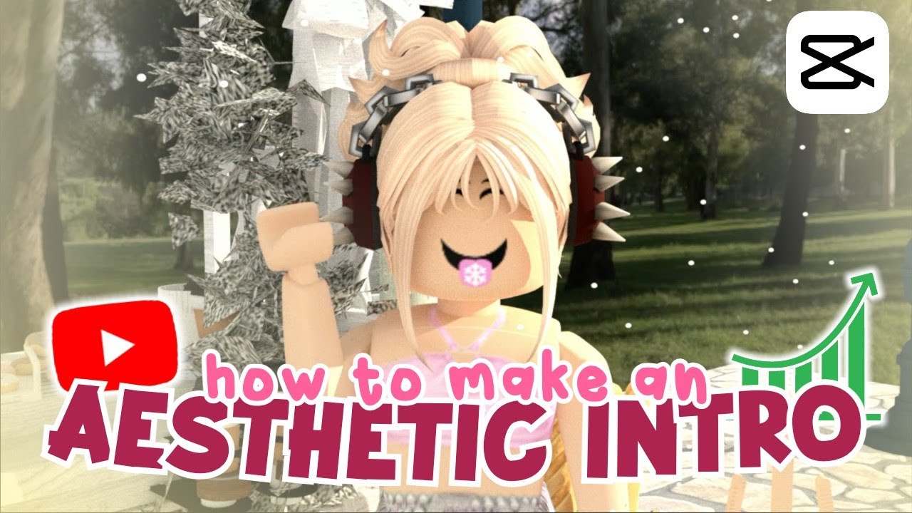 Create you an aesthetic preppy roblox intro by Coraliiq