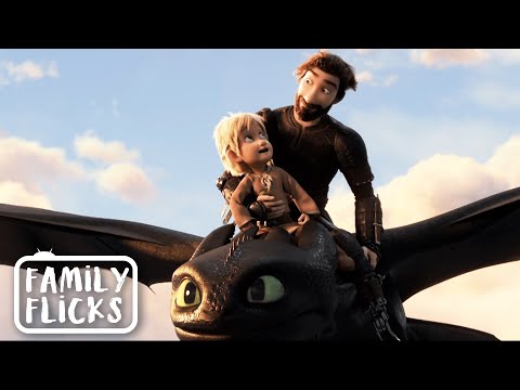 Toothless Returns To Hiccup | How To Train Your Dragon 3 (2019) | Family Flicks