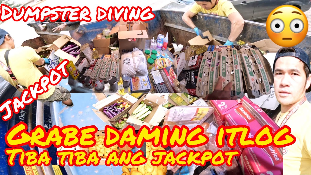 DUMPSTER DIVING/GRABE BIGAY NG BASURAHAN DMING ITLOG ST IBA PA/LIFE IN CANADA #trending #viral#