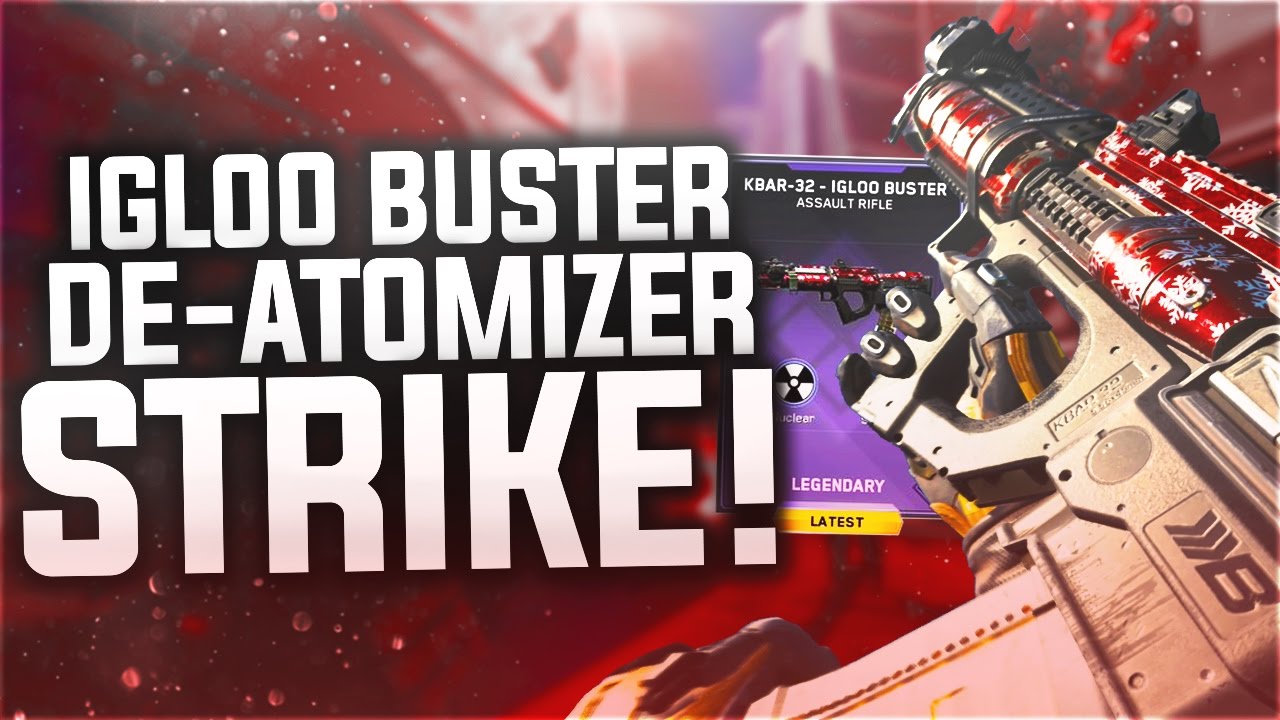 LIVE KBAR-32 IGLOO BUSTER DE-ATOMIZER STRIKE! - NEW INFINITE WARFARE KBAR-32 NUCLEAR VARIANT NUKE! - Thanks for watching! Leave a like if you enjoyed!