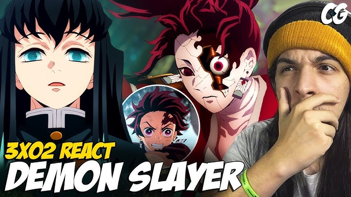 REACT: DEMON SLAYER (Kimetsu No Yaiba) 3 Temporada Episódio 2