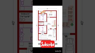 25x40 house plan | 25 by 40 west facing house plan | 2bhk home design | 1000sqft me ghar ka naksha