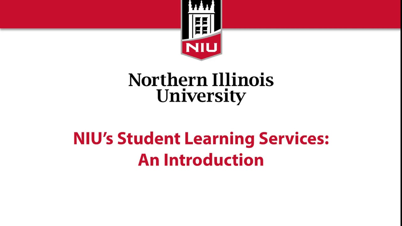 NIU's Student Learning Services YouTube