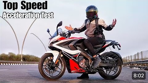 2025 Pulsar RS200 Acceleration Test | Top Speed & Review | nx rider