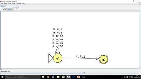 PDA to accept equal number of a