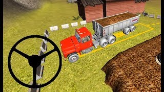 Farm Truck 3D: Potatoes #4 Heavy Truck Transport games, ट्रक खेल screenshot 4