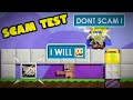 SCAMMER TEST In Growtopia !!! 😂 ( TROLLING SCAMMERS ) ( PART 2 )