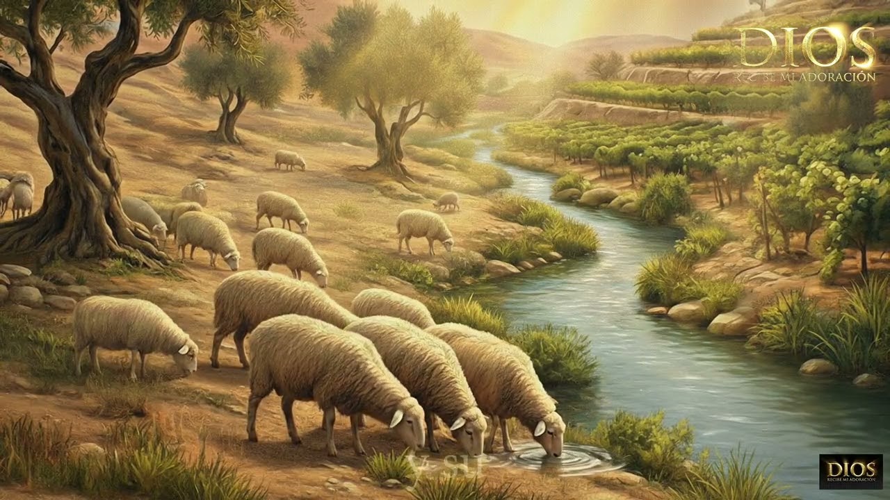 Las Obras y La Palabra de Dios - Salmo 19  | Reina Valera 1960 | Música Hebrea  (Arpa de David) 🪉