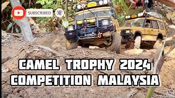 Malaysia Camel Trophy Competition 2024 Defender Highlight Discovery Landrover 4x4 RC Crawler Extreme