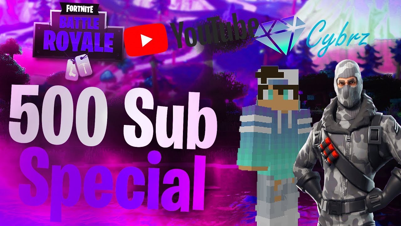 Cybrz's 500 Subscriber Special! (A Fortnite x Minecraft Montage)