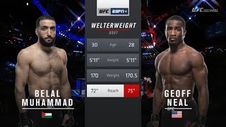UFC Fight Night 143: Muhammad vs. Neal (Full Fight Highlights)