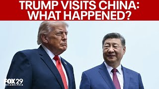 Trump in China: Xi stresses stance on Taiwan, Trump touts trade deals
