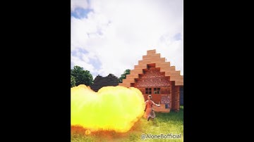 Minecraft on 1000 PING Pillager Raid | Minecraft RTX #minecraft #rtx #shorts