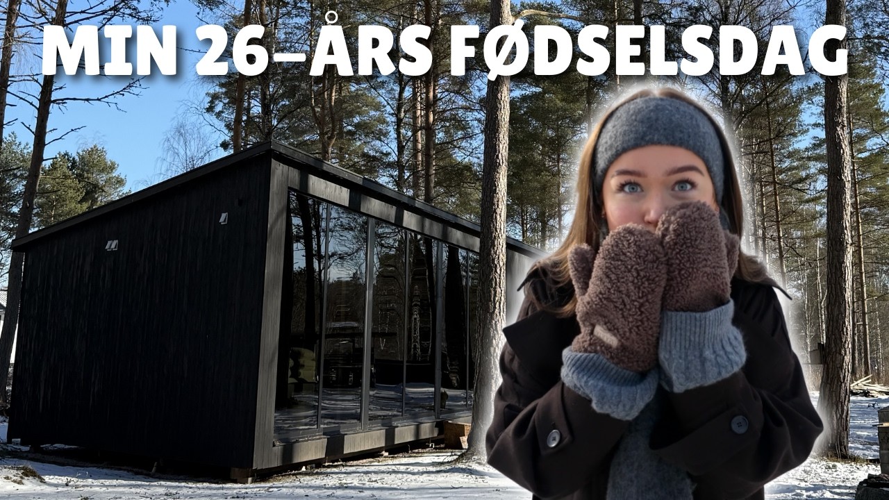 lejer hytte i Sverige, fejrer min fødselsdag & total detox i naturen