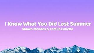 Shawn Mendes & Camila Cabello - I Know What You Did Last Summer (Lyrics)
