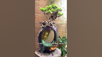 Thác nước phong thuỷ phật diện và ý nghĩa #thacnuocphongthuy #phongthuy #diy #thacnuocmini