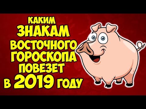 КАКИМ ЗНАКАМ ВОСТОЧНОГО ГОРОСКОПА ПОВЕЗЕТ В 2019 ГОДУ