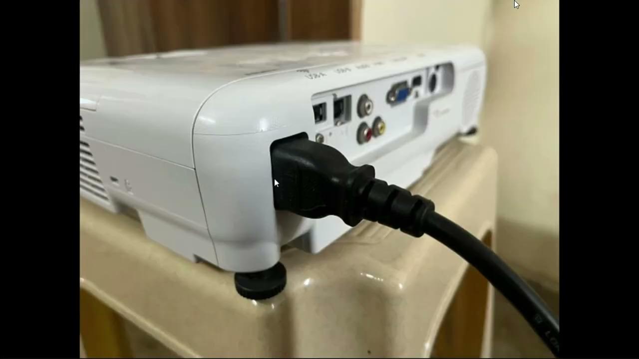 EPSON PROJECTOR HOW TO CONNECT WITH LAPTOP (EPSON प्रोजेक्टर को लैपटॉप