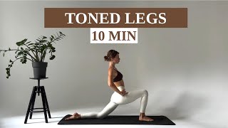 10 MIN TONED LEGS WORKOUT AT HOME | RITA MARK | no equipment | no repeat