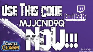 Castle Clash: Secret Code Event! & Twitch For Gems! screenshot 1