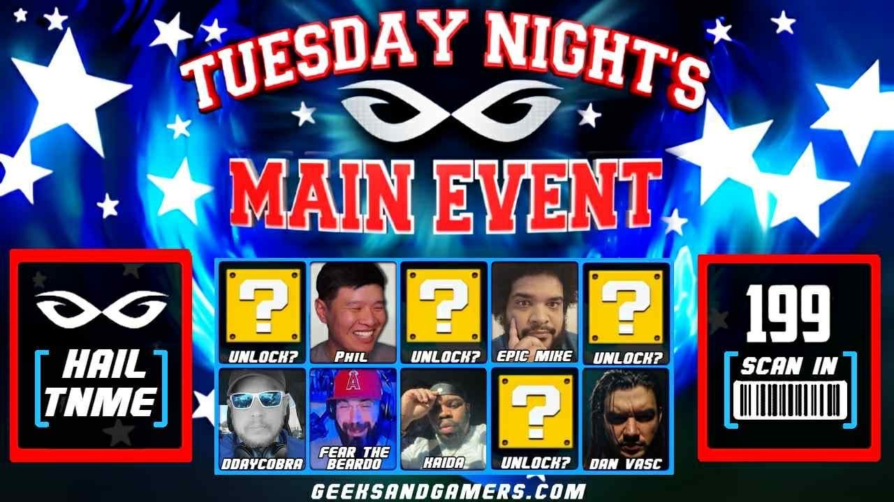 Tuesday Night’s Main Event Tuesday Night’s Main Event