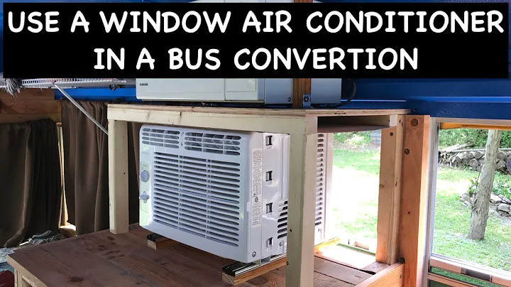 A unique way to use a Window A/C unit in a Skoolie
