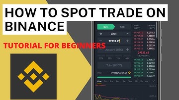 How to SPOT TRADE on BINANCE mobile app for BEGINNERS | SPOT TRADING TUTORIAL.