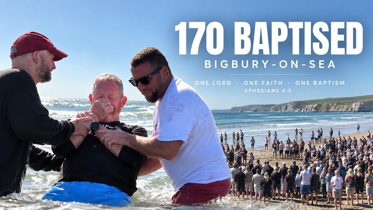 Bigbury Baptism 2026 | 170 Baptised | BibleLadUK & Calvary Chapel Plymouth