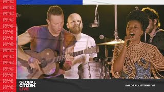 Coldplay Performs Jehovah With Special Guest Esther Chungu  Global Citizen
