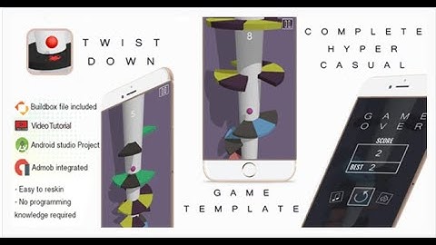 Twist Down Buildbox 3 Template With Admob